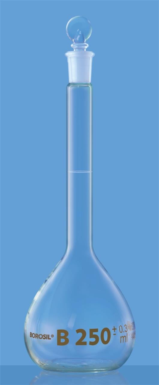 Volumetric Flask Class B, Narrow Mouth, Clear