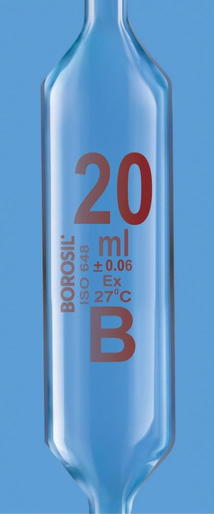 VOLUMETRIC PIPETTES Class B